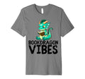 Dragon Reading Book Worm Nerd School T-Shirt - Minimalist Print for Adults - T-Shirt, Sweatshirt, Hoodie