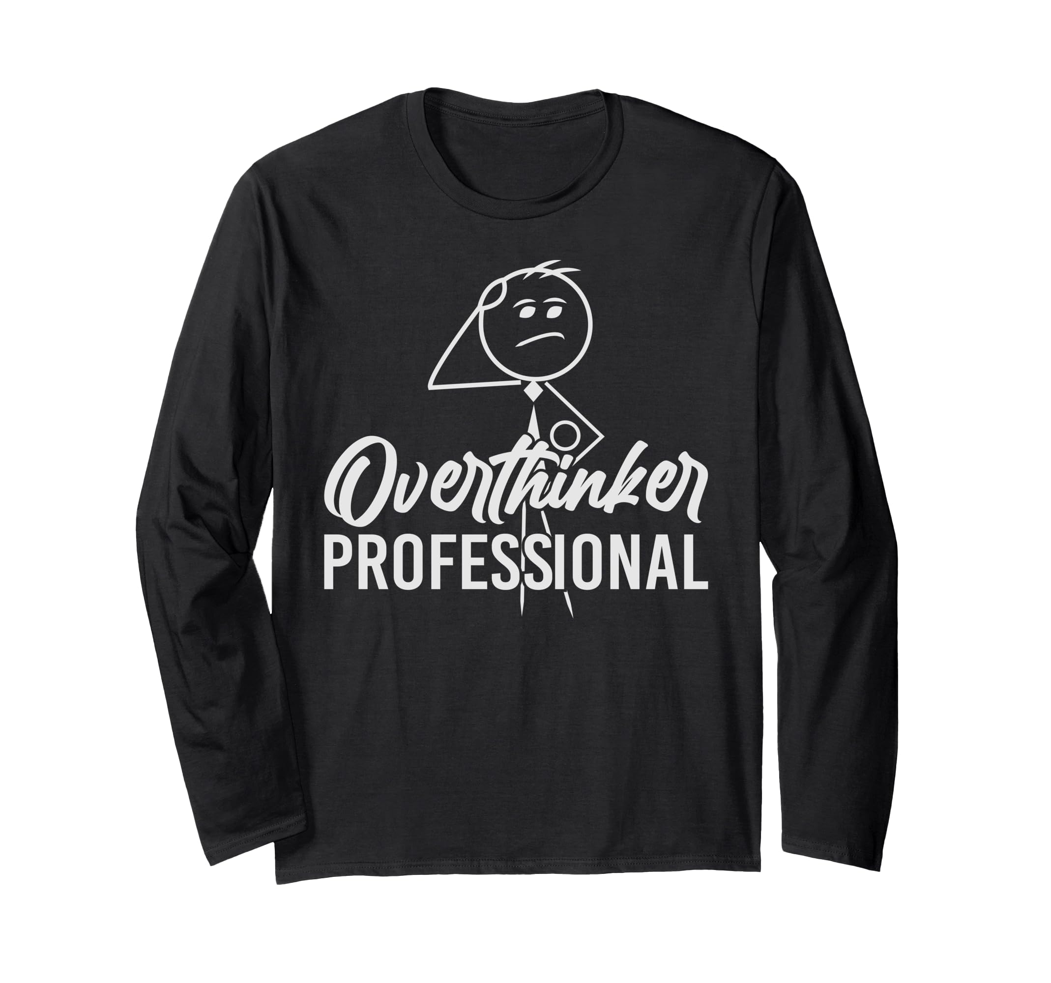 Funny Overthinker Anxious Introvert Sweatshirt - Trendy Graphic Unisex - T-Shirt, Sweatshirt, Hoodie
