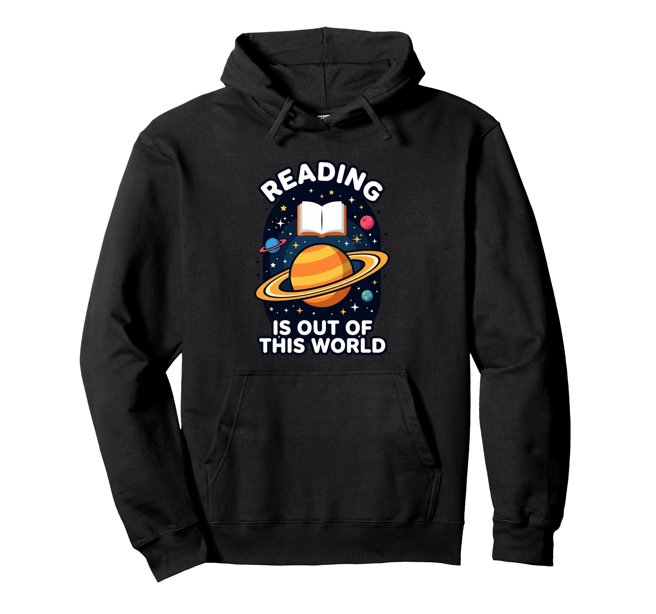 Reading Is Out This World Space Hoodie - Aesthetic Graphic Men Women - T-Shirt, Sweatshirt, Hoodie