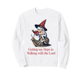 Getting My Steps Walking Lord Frog Sweatshirt - Streetwear Style Unisex - T-Shirt, Sweatshirt, Hoodie