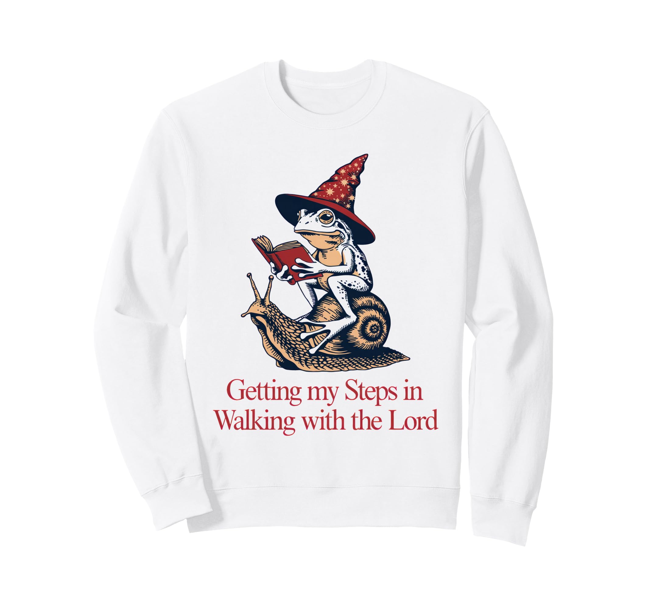 Getting My Steps Walking Lord Frog Sweatshirt - Streetwear Style Unisex - T-Shirt, Sweatshirt, Hoodie