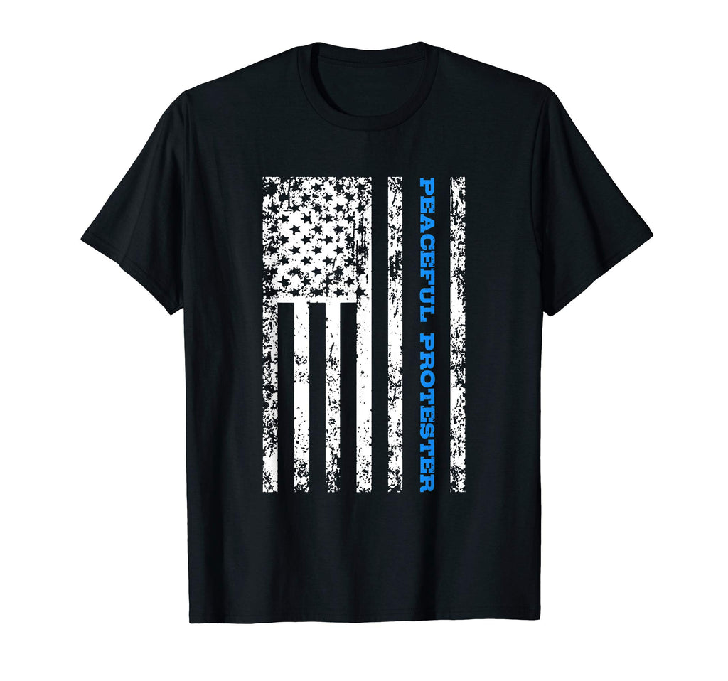 Peaceful Protestor T-Shirt - Graphic Print Men Women - T-Shirt, Sweatshirt, Hoodie