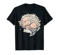 Brain Flower Neuro Science Floral T-Shirt - Minimalist Print Unisex - T-Shirt, Sweatshirt, Hoodie