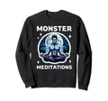 Monster Meditations Vampire Yoga Sweatshirt - Casual Everyday Wear Unisex - T-Shirt, Sweatshirt, Hoodie