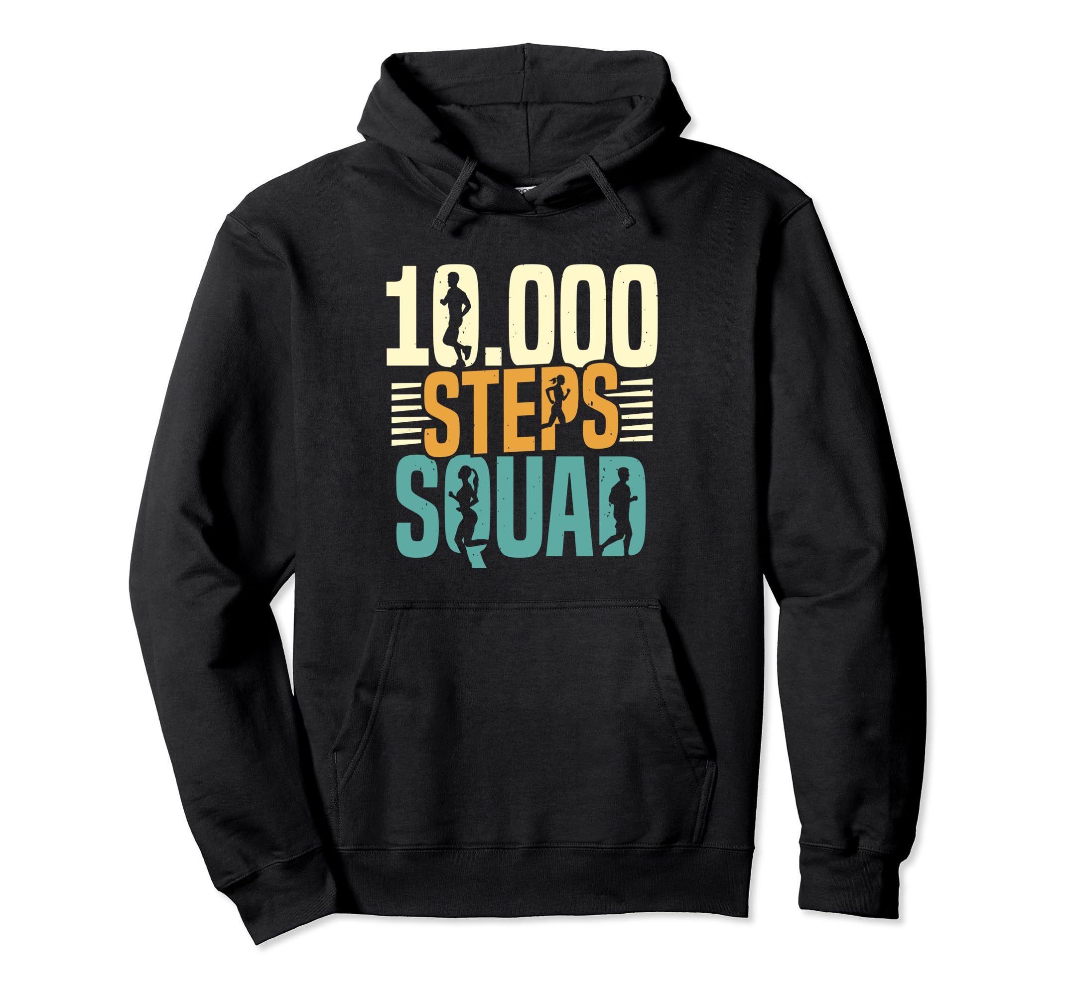 10000 Steps Squad Hiking Step Walking Hoodie - Novelty Apparel Men Women - T-Shirt, Sweatshirt, Hoodie