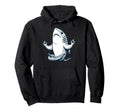 Meditation Shark Yoga Pose Relaxing Animal Hoodie - Novelty Apparel Unisex - T-Shirt, Sweatshirt, Hoodie