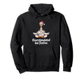 Overstimulated But Festive Meditating Hoodie - Novelty Apparel for Adults - T-Shirt, Sweatshirt, Hoodie