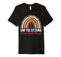 End Stigma Mental Health Matters T-Shirt - Aesthetic Graphic for Adults - T-Shirt, Sweatshirt, Hoodie