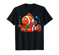 Meditation Clownfish Yoga Pose T-Shirt - Aesthetic Graphic Men Women - T-Shirt, Sweatshirt, Hoodie