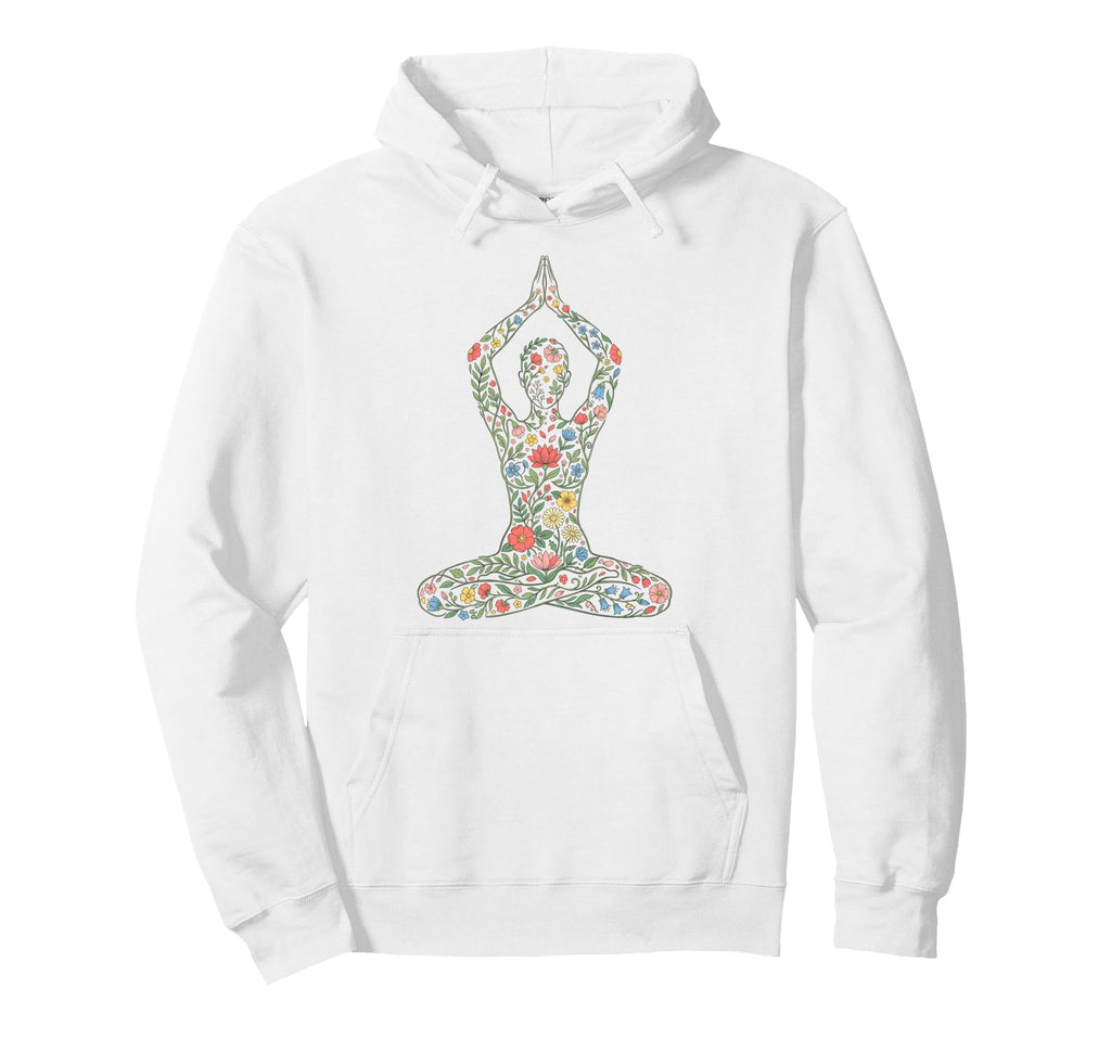 Yoga Meditation Lotus Pose Namaste Zen Om Hoodie - Novelty Apparel Unisex - T-Shirt, Sweatshirt, Hoodie