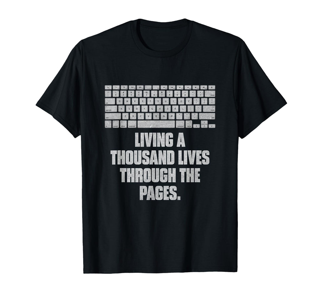 Living Thousand Lives Through Pages T-Shirt - Custom Art Print Unisex - T-Shirt, Sweatshirt, Hoodie