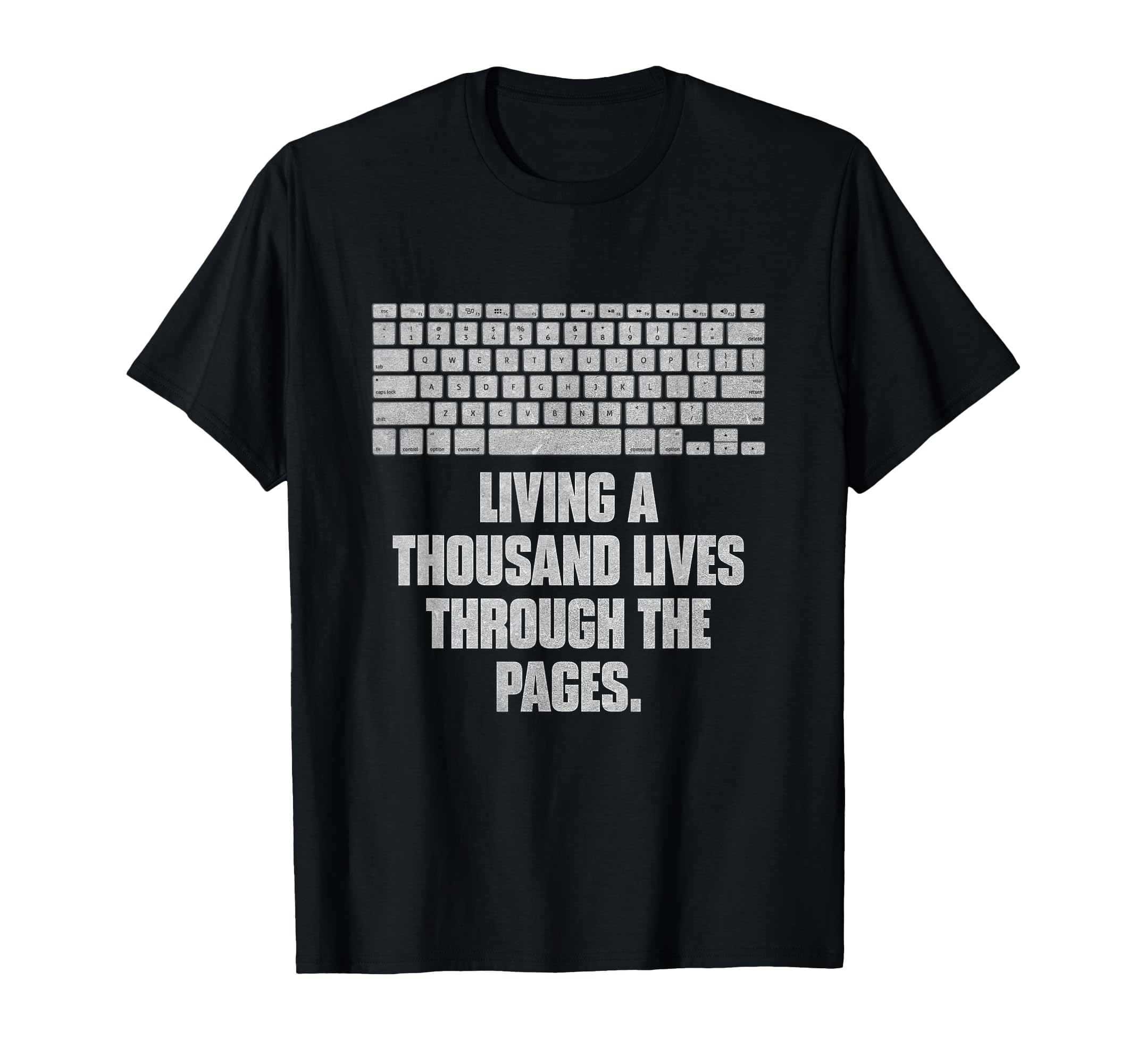 Living Thousand Lives Through Pages T-Shirt - Custom Art Print Unisex - T-Shirt, Sweatshirt, Hoodie