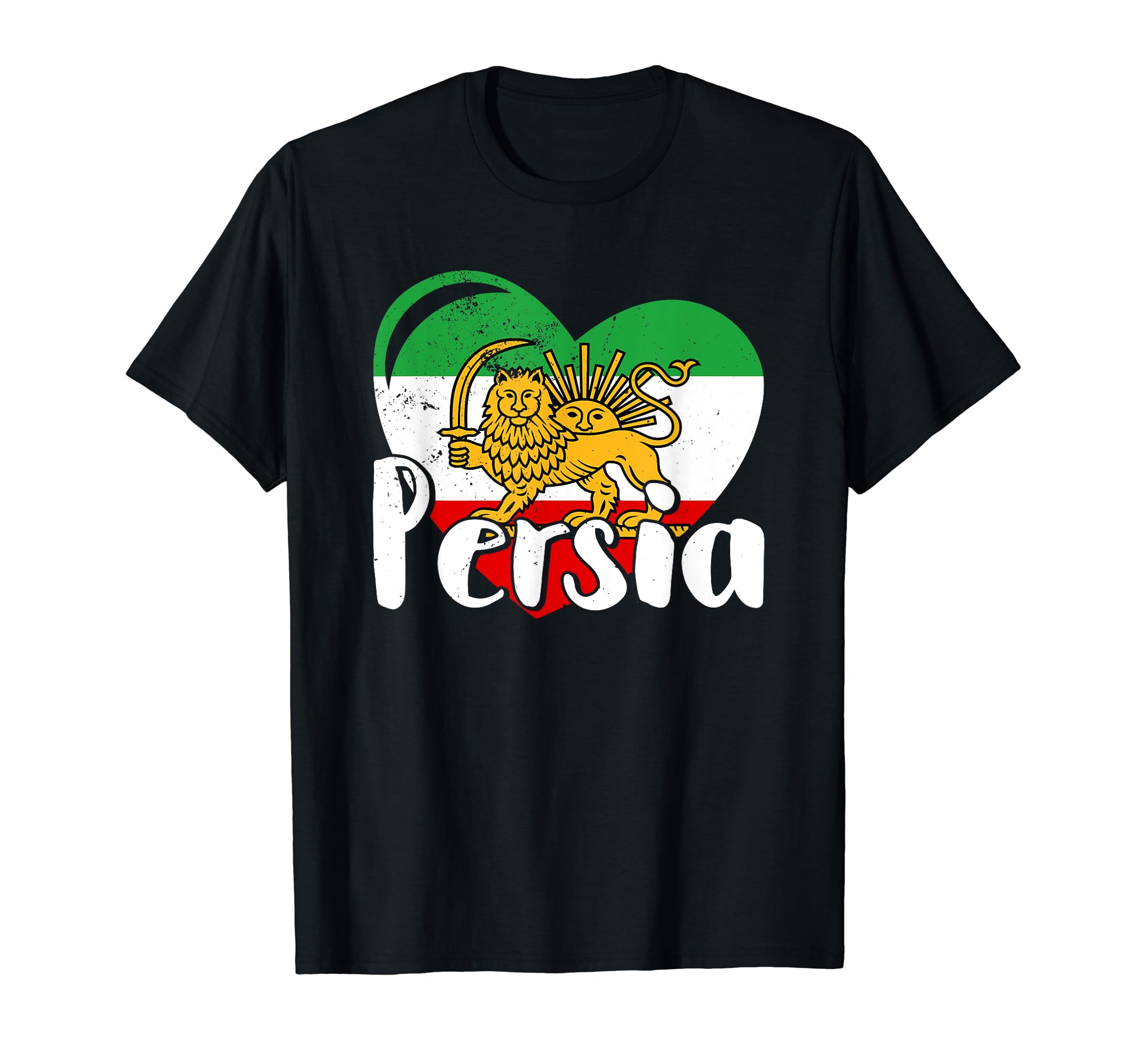 Persian Ancient Flags Iran Asia Farsi T-Shirt - Fun Novelty Design Unisex - T-Shirt, Sweatshirt, Hoodie