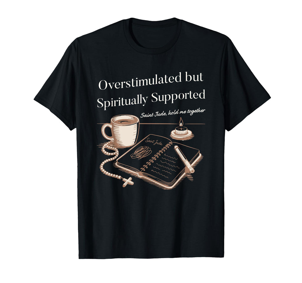 Christian Mom Saint Jude T-Shirt - Minimalist Print for Adults - T-Shirt, Sweatshirt, Hoodie