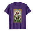 St Dymphna Patron Saint Mental T-Shirt - Fun Novelty Design for Adults - T-Shirt, Sweatshirt, Hoodie