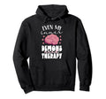 Even My Inner Demons Need Therapy Hoodie - Aesthetic Graphic for Adults - T-Shirt, Sweatshirt, Hoodie
