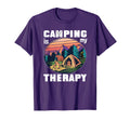 Camping Is My Therapy Rv Van Camping T-Shirt - Streetwear Style Men Women - T-Shirt, Sweatshirt, Hoodie