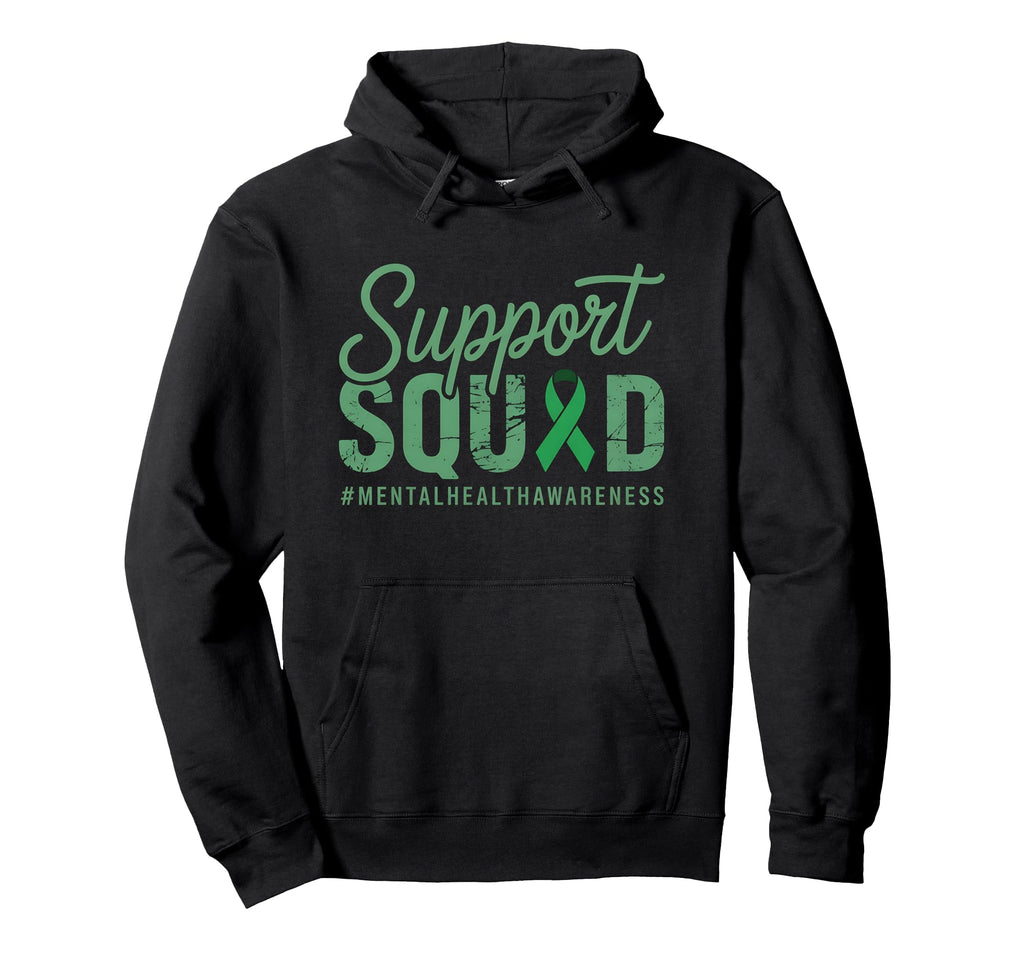 Support Squad May Mental Health Awareness Hoodie - Trendy Graphic Unisex - T-Shirt, Sweatshirt, Hoodie