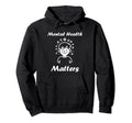 Simple Support Brain Illness Mental Hoodie - Minimalist Print for Adults - T-Shirt, Sweatshirt, Hoodie