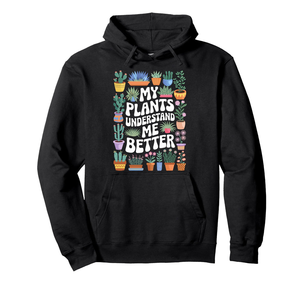 Plant Lover Botanical House Plant Indoor Hoodie - Unique Graphic Men Women - T-Shirt, Sweatshirt, Hoodie