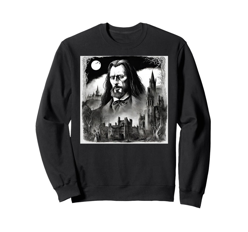 Dracula From Bram Stokers Novel Sweatshirt - Streetwear Style for Adults - T-Shirt, Sweatshirt, Hoodie