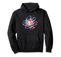 Smiling Lotus Flower Kawaii Meditation Hoodie - Unique Graphic Unisex - T-Shirt, Sweatshirt, Hoodie