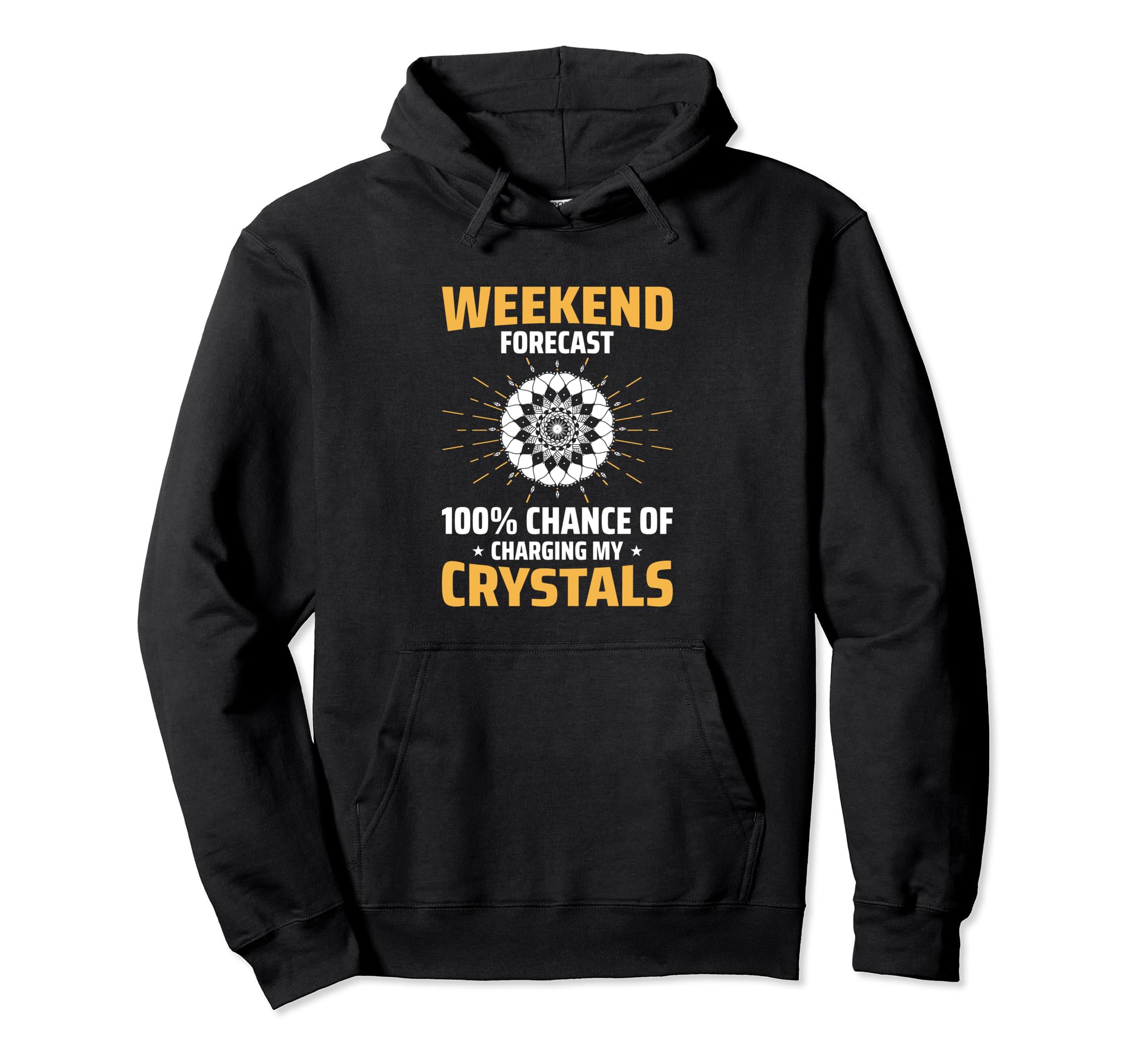 Chakra Gems Witchy Crystal Healing Hoodie - Novelty Apparel for Adults - T-Shirt, Sweatshirt, Hoodie