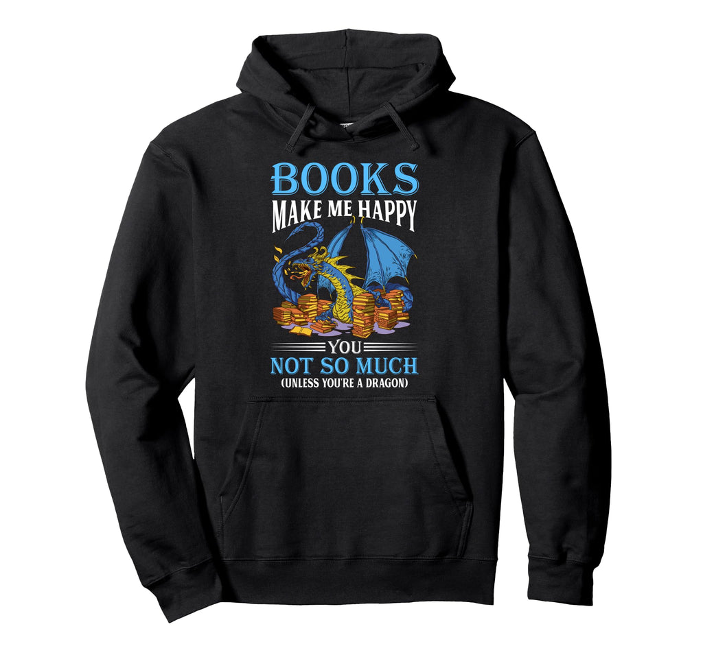 Reading Dragon Booktok Book Lover Hoodie - Aesthetic Graphic for Adults - T-Shirt, Sweatshirt, Hoodie