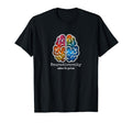 Colorful Rainbow Brain T-Shirt - Casual Everyday Wear for Adults - T-Shirt, Sweatshirt, Hoodie