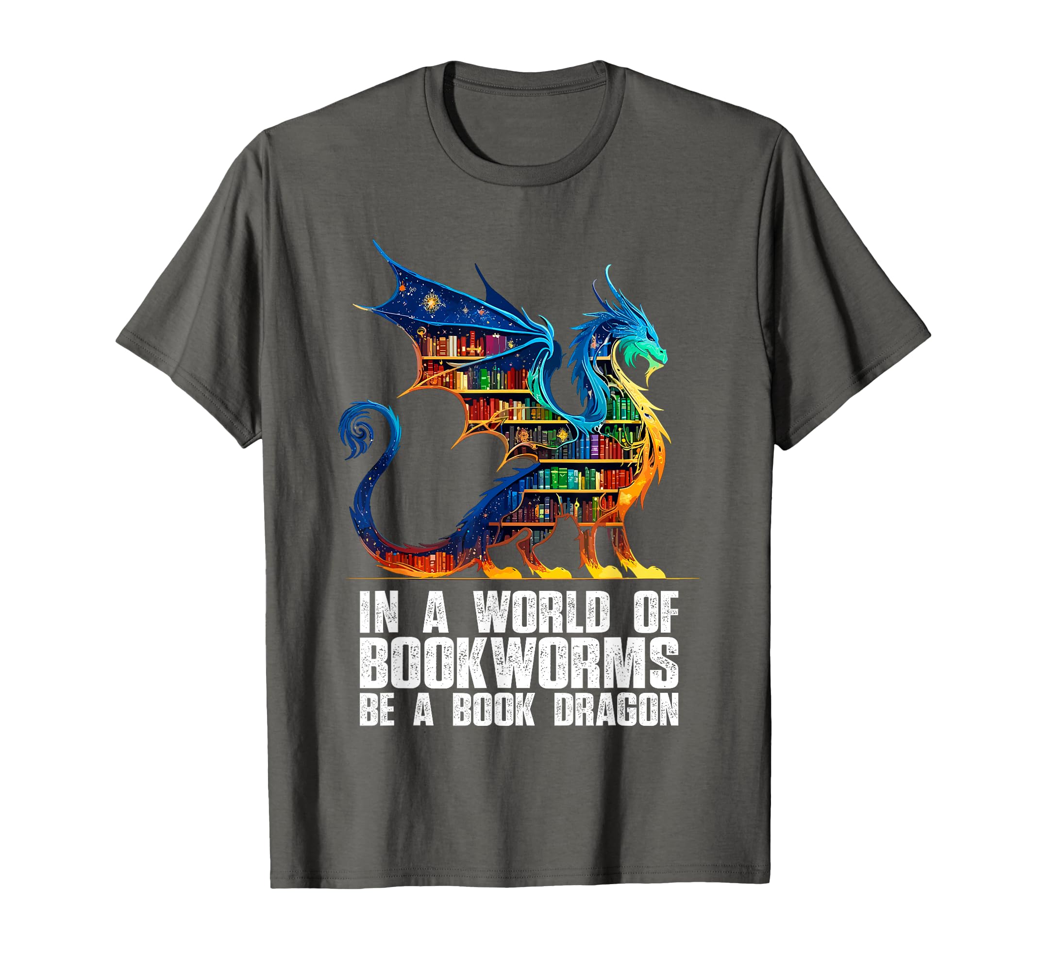 World Bookworms Be Book Dragon T-Shirt - Aesthetic Graphic for Adults - T-Shirt, Sweatshirt, Hoodie