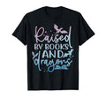 Raised Books And Dragons Fantasy T-Shirt - Minimalist Print for Adults - T-Shirt, Sweatshirt, Hoodie