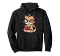 Kawaii Dragon Reading Glasses And Hoodie - Casual Everyday Wear Men Women - T-Shirt, Sweatshirt, Hoodie