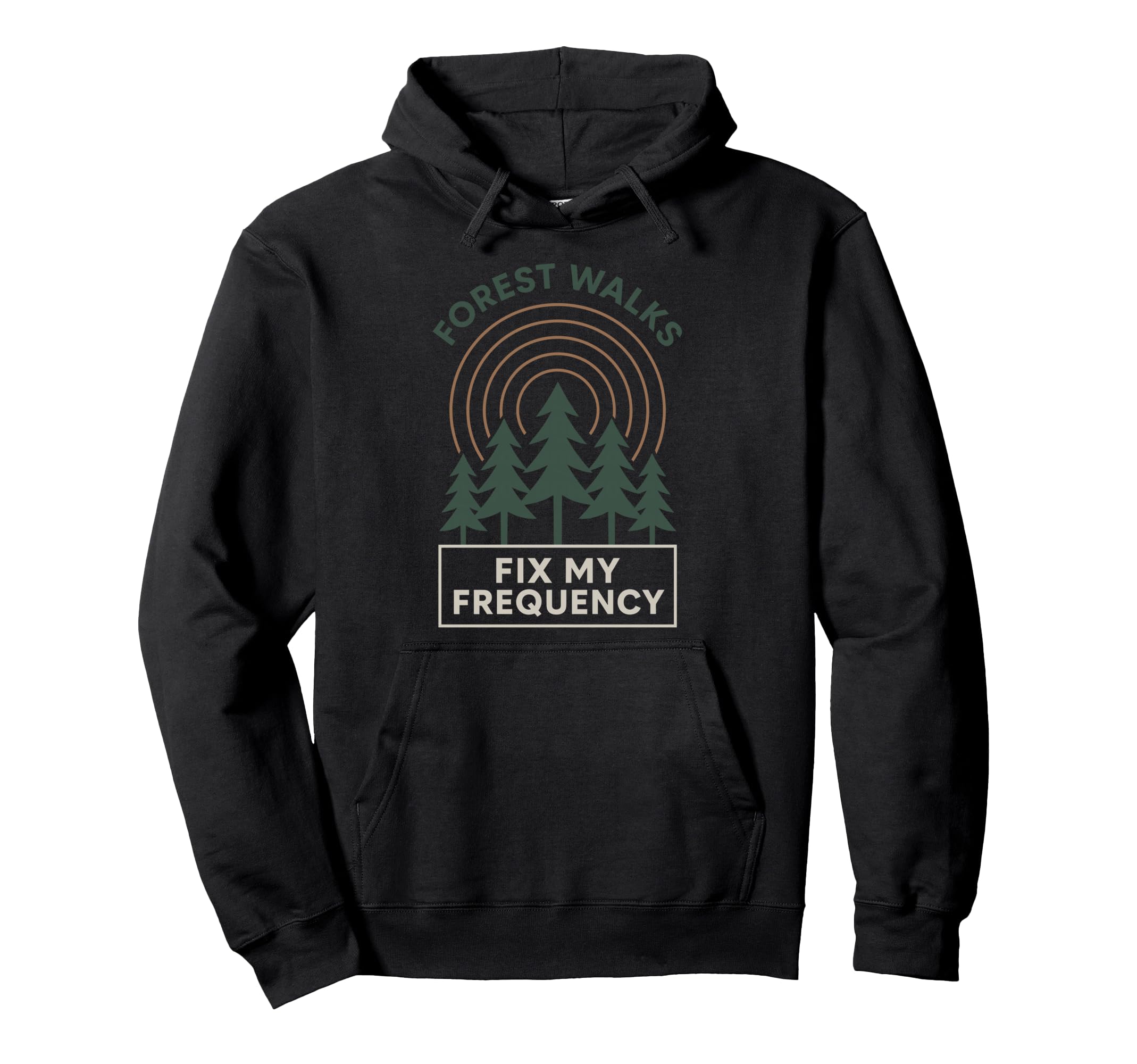 Forest Walk Overthinker Mental Reset Gift Hoodie - Streetwear Style Unisex - T-Shirt, Sweatshirt, Hoodie