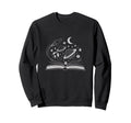 Space Books Bookworm Astronomy Sweatshirt - Minimalist Print for Adults - T-Shirt, Sweatshirt, Hoodie