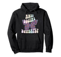 Funny Anti Social Butterfly Club Shy Hoodie - Novelty Apparel for Adults - T-Shirt, Sweatshirt, Hoodie