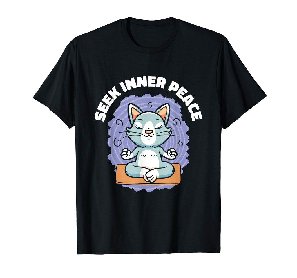 Seek Inner Peace Calmness Serenity T-Shirt - Minimalist Print for Adults - T-Shirt, Sweatshirt, Hoodie