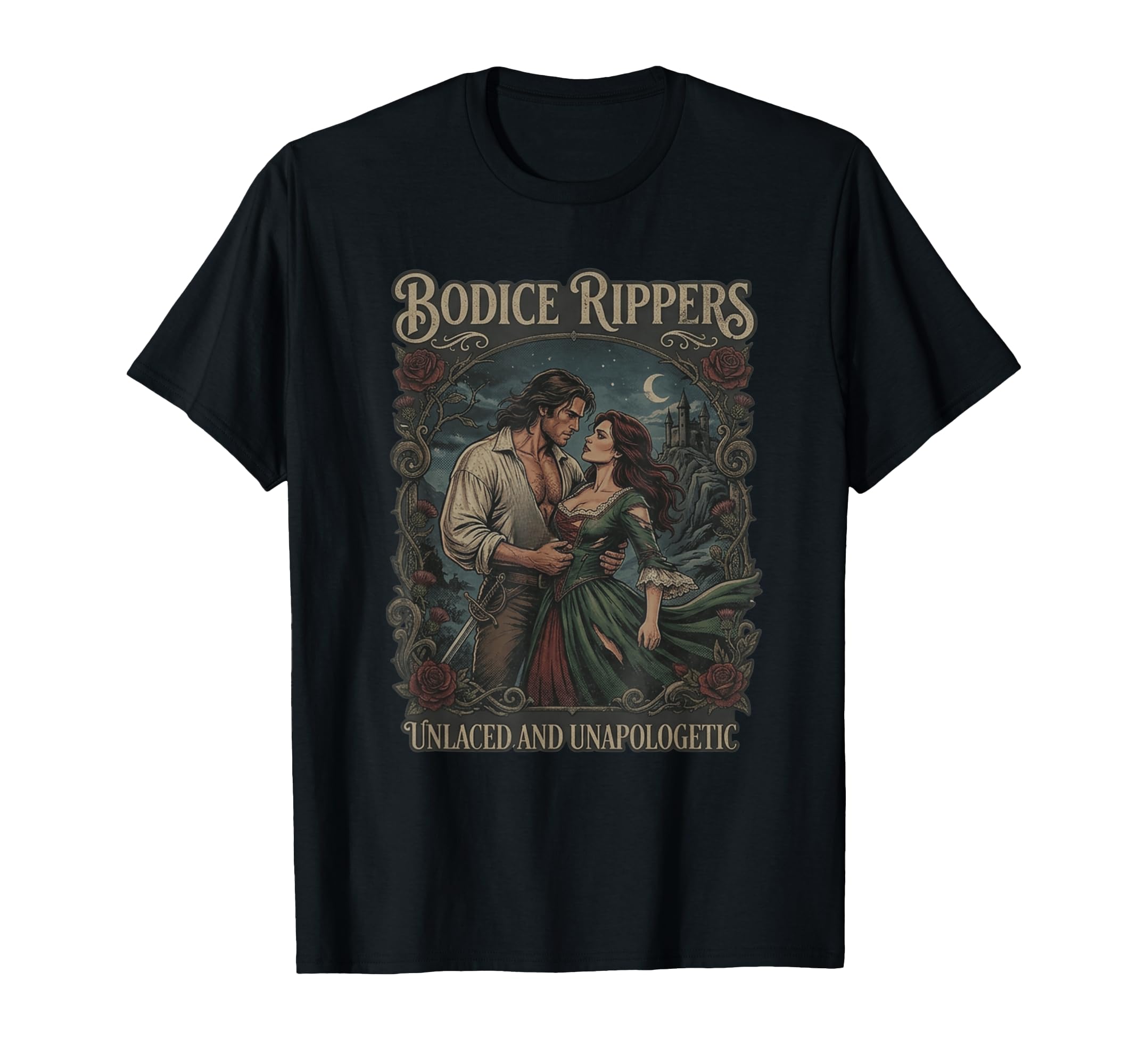 Bodice Ripper Book Lover Romance Novel T-Shirt - Trendy Graphic Unisex - T-Shirt, Sweatshirt, Hoodie