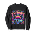 Therapy Dog Team Animal Support Bonding Sweatshirt - Unique Graphic Unisex - T-Shirt, Sweatshirt, Hoodie
