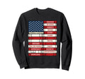 American Flag Books Patriotic Reader Sweatshirt - Trendy Graphic Unisex - T-Shirt, Sweatshirt, Hoodie