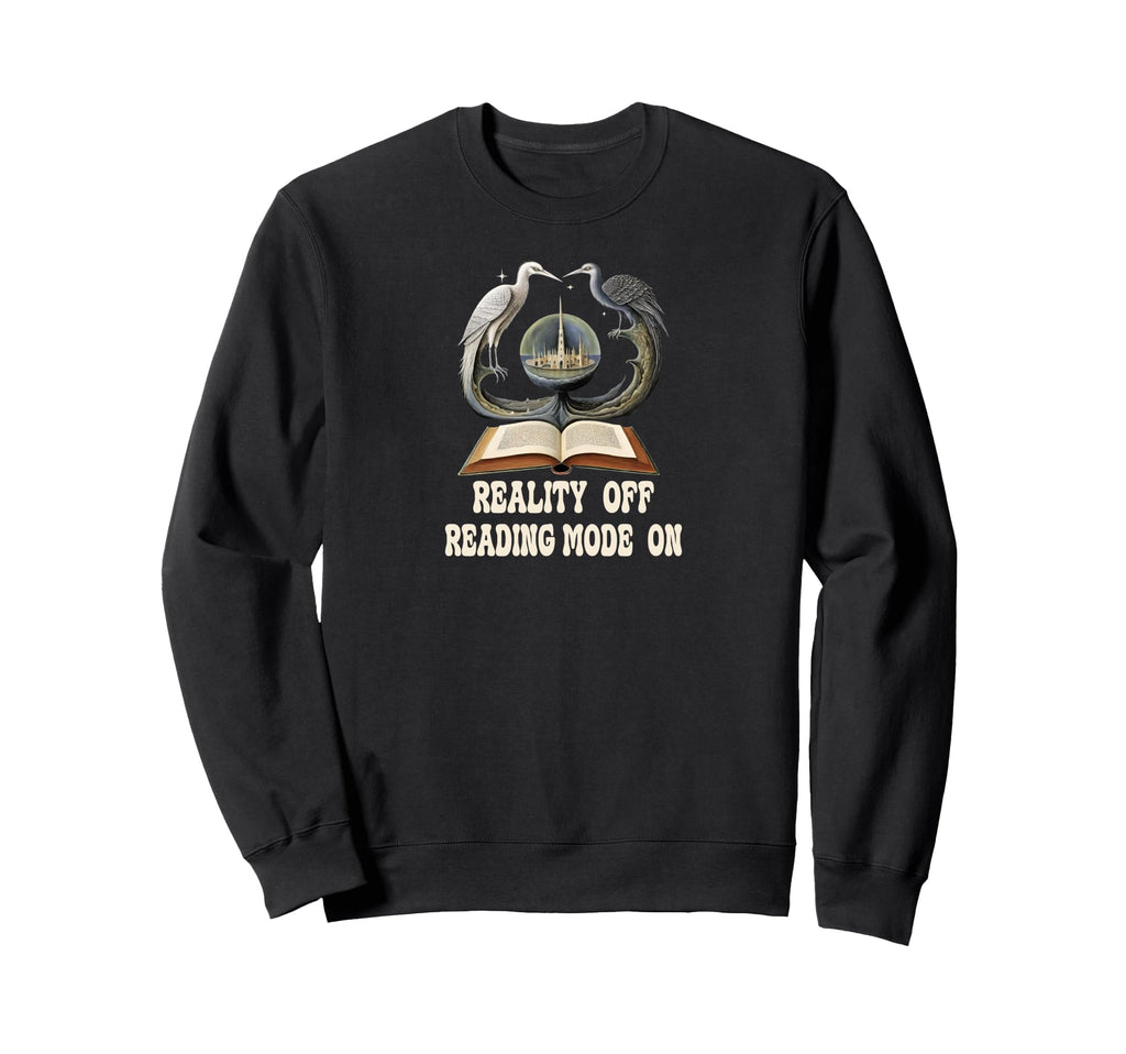 Book Worm Book Stack Reading Addict Sweatshirt - Custom Art Print Men Women - T-Shirt, Sweatshirt, Hoodie