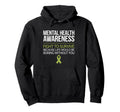 Mental Health Awareness Month Green Sweatshirt - Graphic Print for Adults - T-Shirt, Sweatshirt, Hoodie