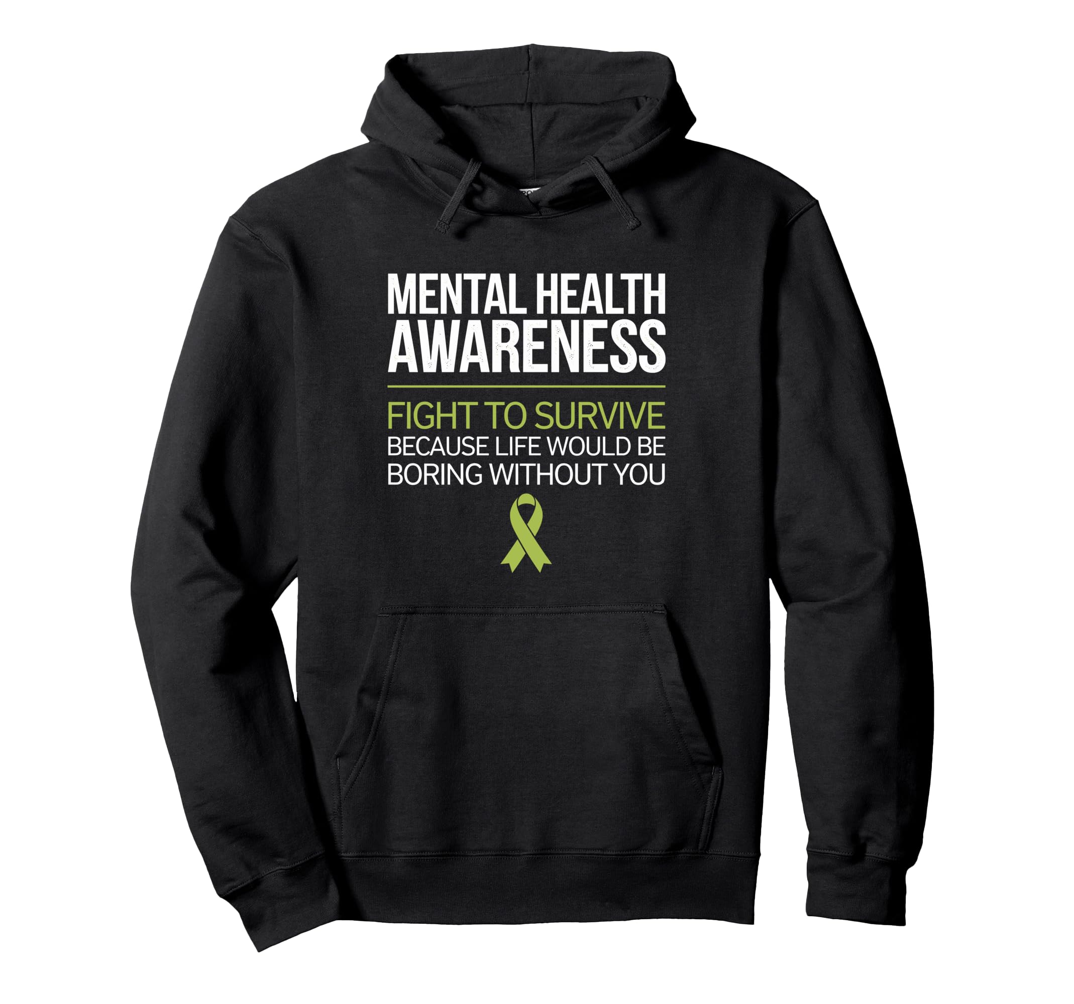 Mental Health Awareness Month Green Sweatshirt - Graphic Print for Adults - T-Shirt, Sweatshirt, Hoodie