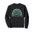 Boho Rainbow Animal Therapy Dog Team Sweatshirt - Novelty Apparel Unisex - T-Shirt, Sweatshirt, Hoodie