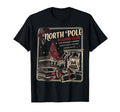 North Pole Readers Club Bookish Santa T-Shirt - Novelty Apparel Men Women - T-Shirt, Sweatshirt, Hoodie