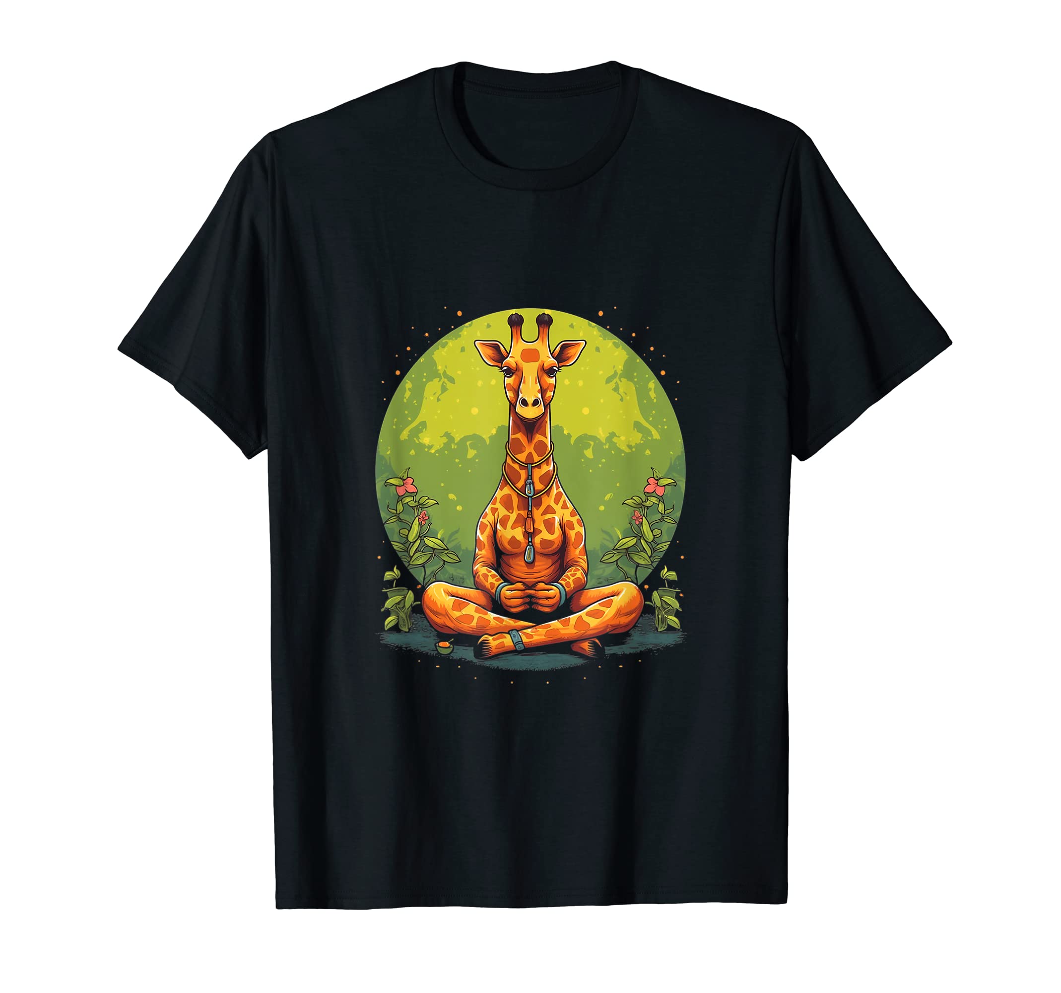 Yoga Giraffe Meditation Mindfulness T-Shirt - Aesthetic Graphic for Adults - T-Shirt, Sweatshirt, Hoodie