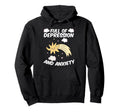 Full Depression Anxiety Star Mental Hoodie - Trendy Graphic Men Women - T-Shirt, Sweatshirt, Hoodie