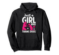 Who Trains Dogs Training Funny Dog Hoodie - Fun Novelty Design Unisex - T-Shirt, Sweatshirt, Hoodie