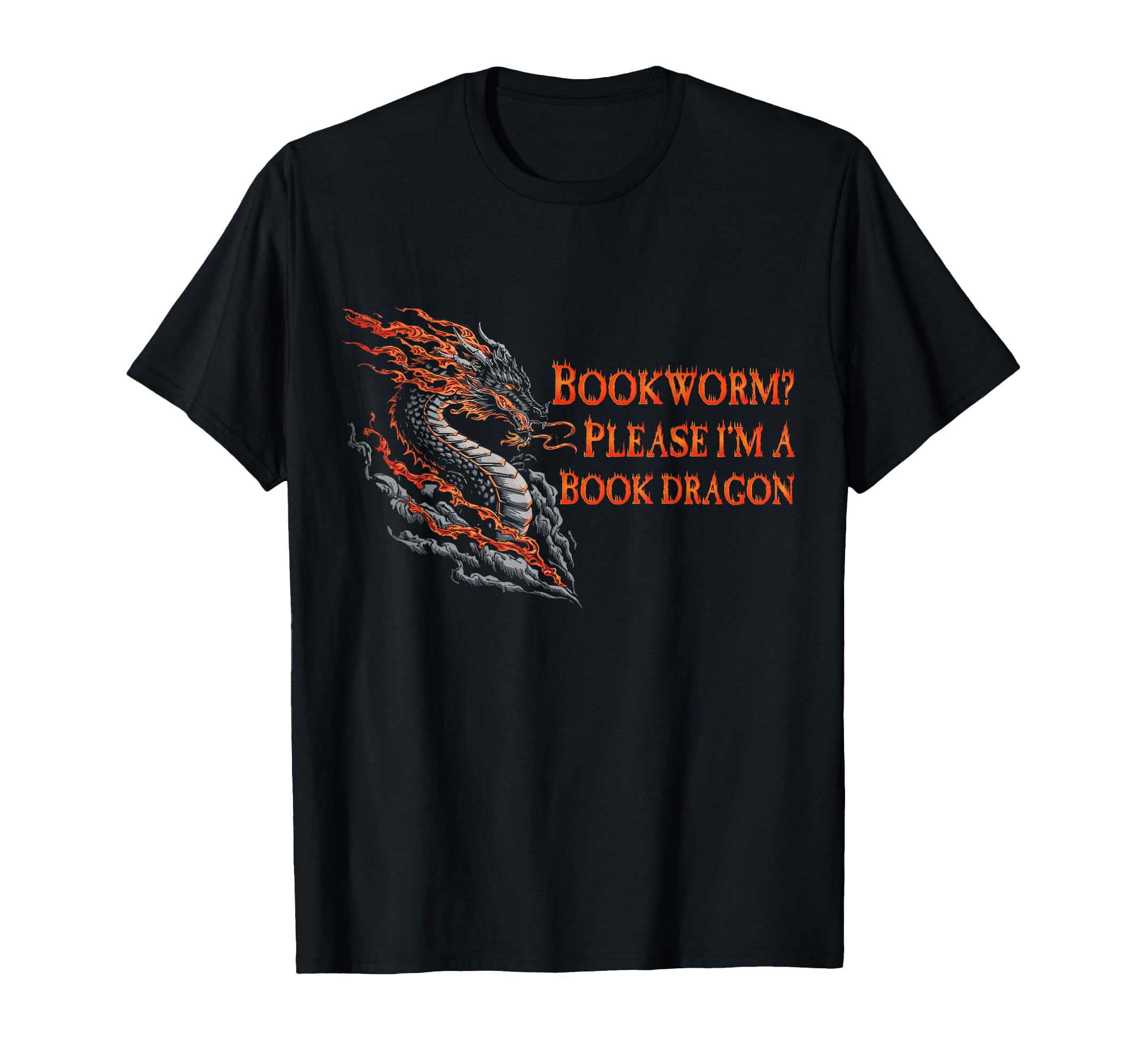 Bookworm Please Im Book Dragon Dragon T-Shirt - Unique Graphic for Adults - T-Shirt, Sweatshirt, Hoodie