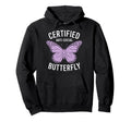 Certified Anti Social Butterfly Art Hoodie - Streetwear Style Unisex - T-Shirt, Sweatshirt, Hoodie