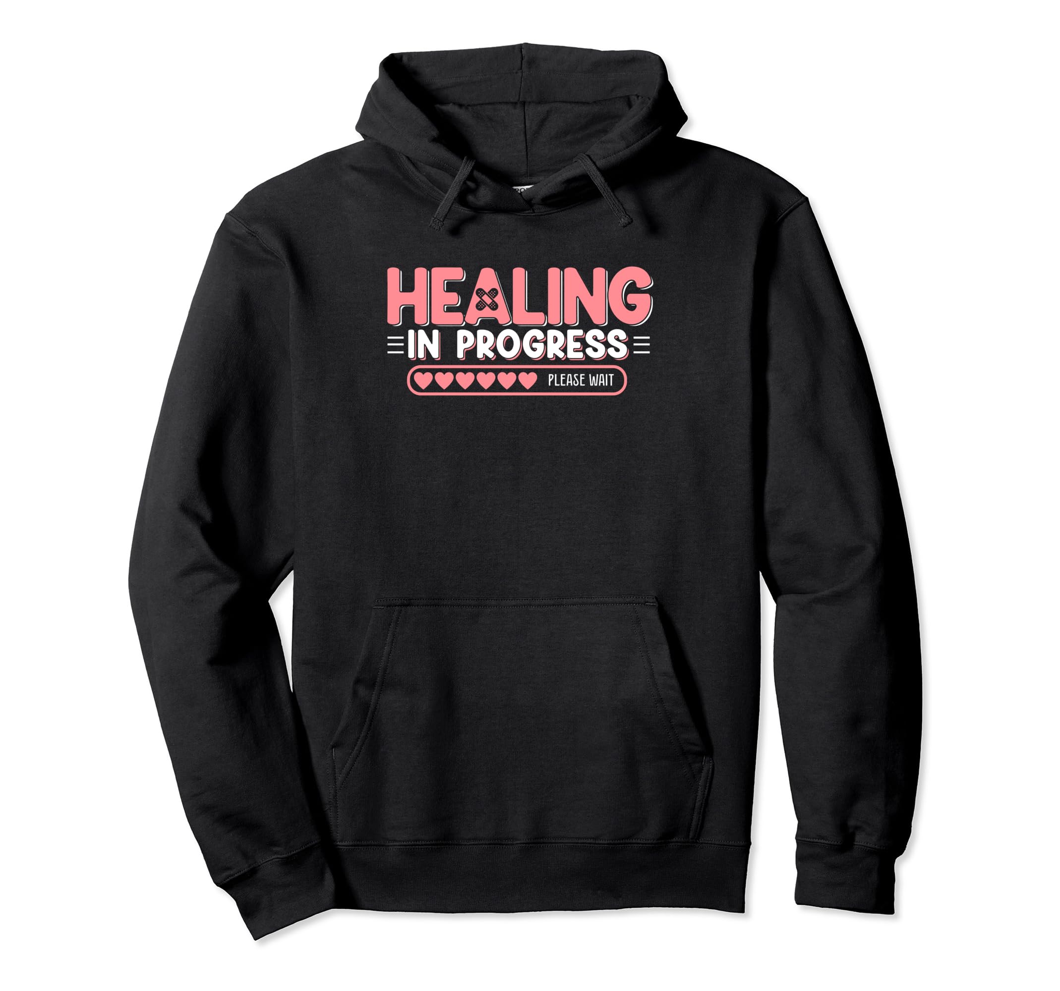 Mental Health Healing Progress Self Care Hoodie - Novelty Apparel Unisex - T-Shirt, Sweatshirt, Hoodie